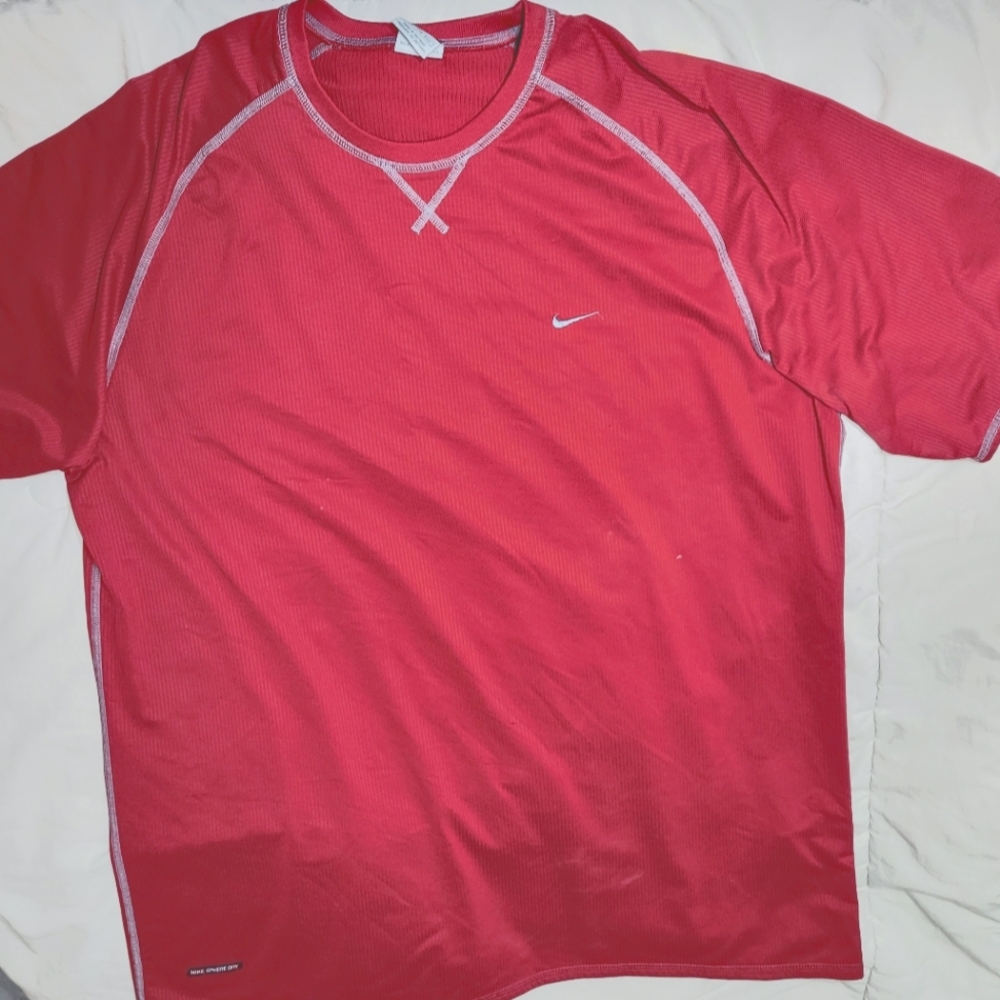 Maroon Nike Sport Tech T-Shirt